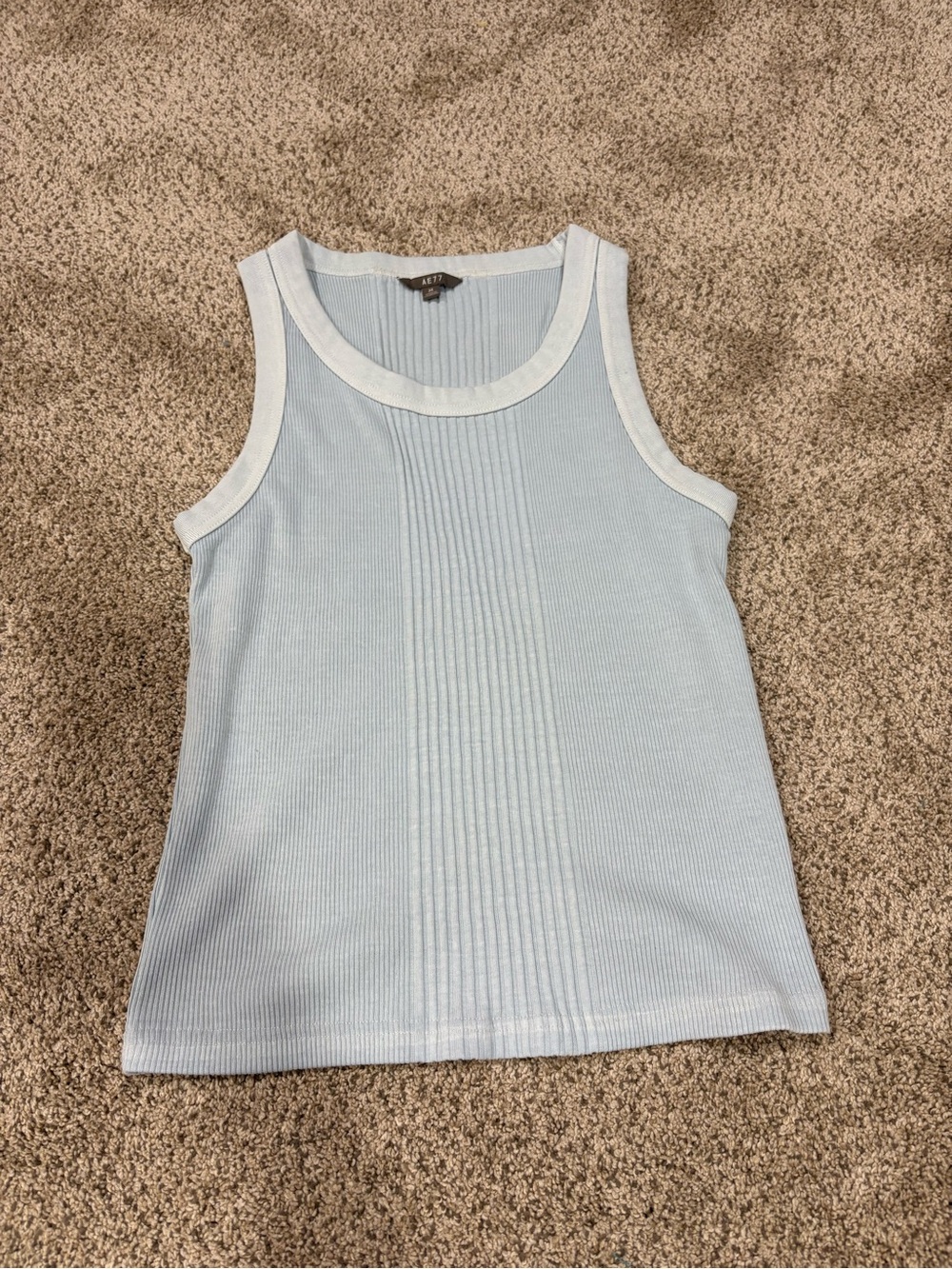 3 for $18 SALE American Eagle Outfitters Pastel Blue Ribbed Tank